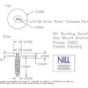 Hex Mount Anchor Flange (NB2) 2023-Model